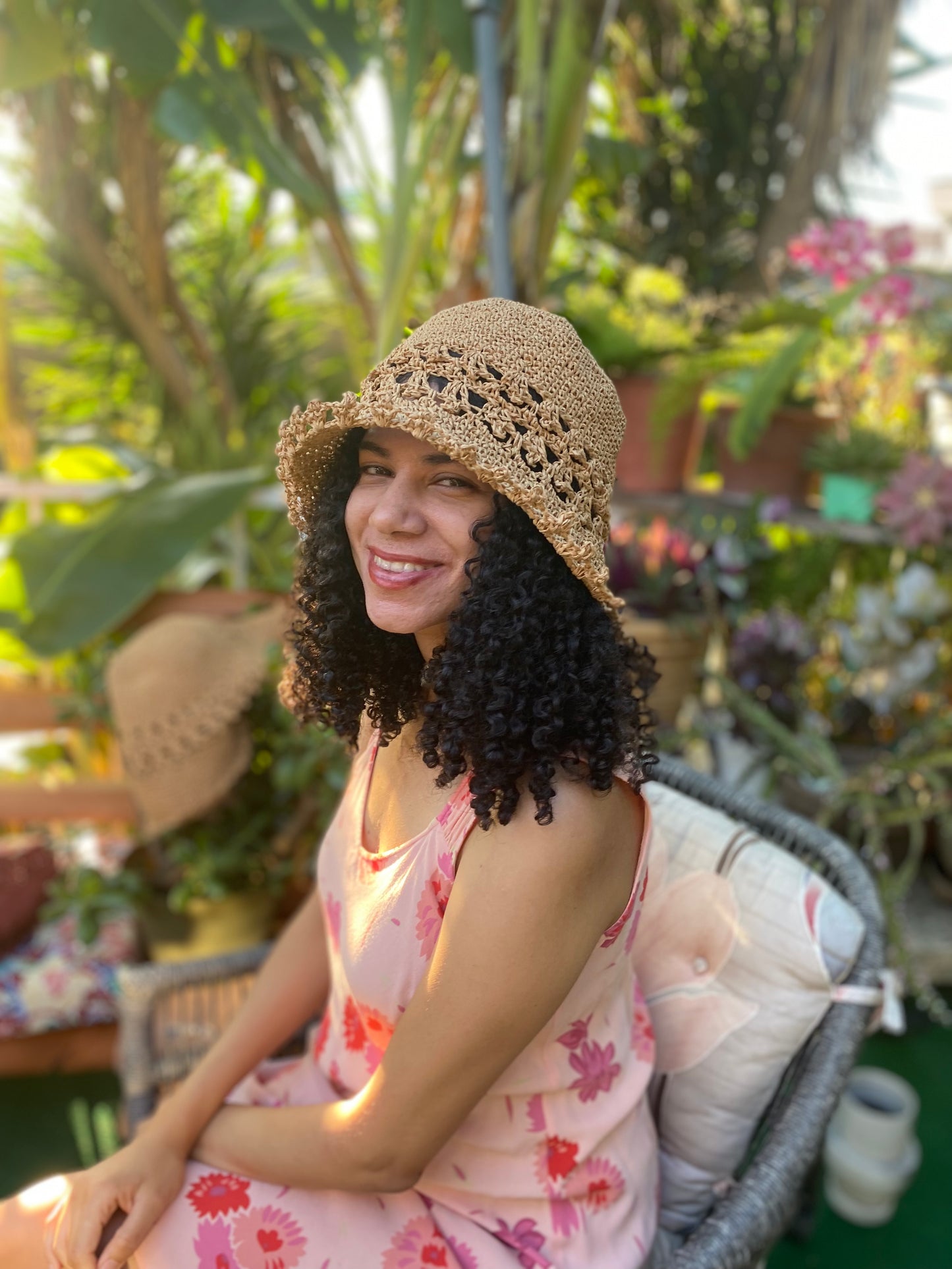 Crochet Sun Hat | Natural
