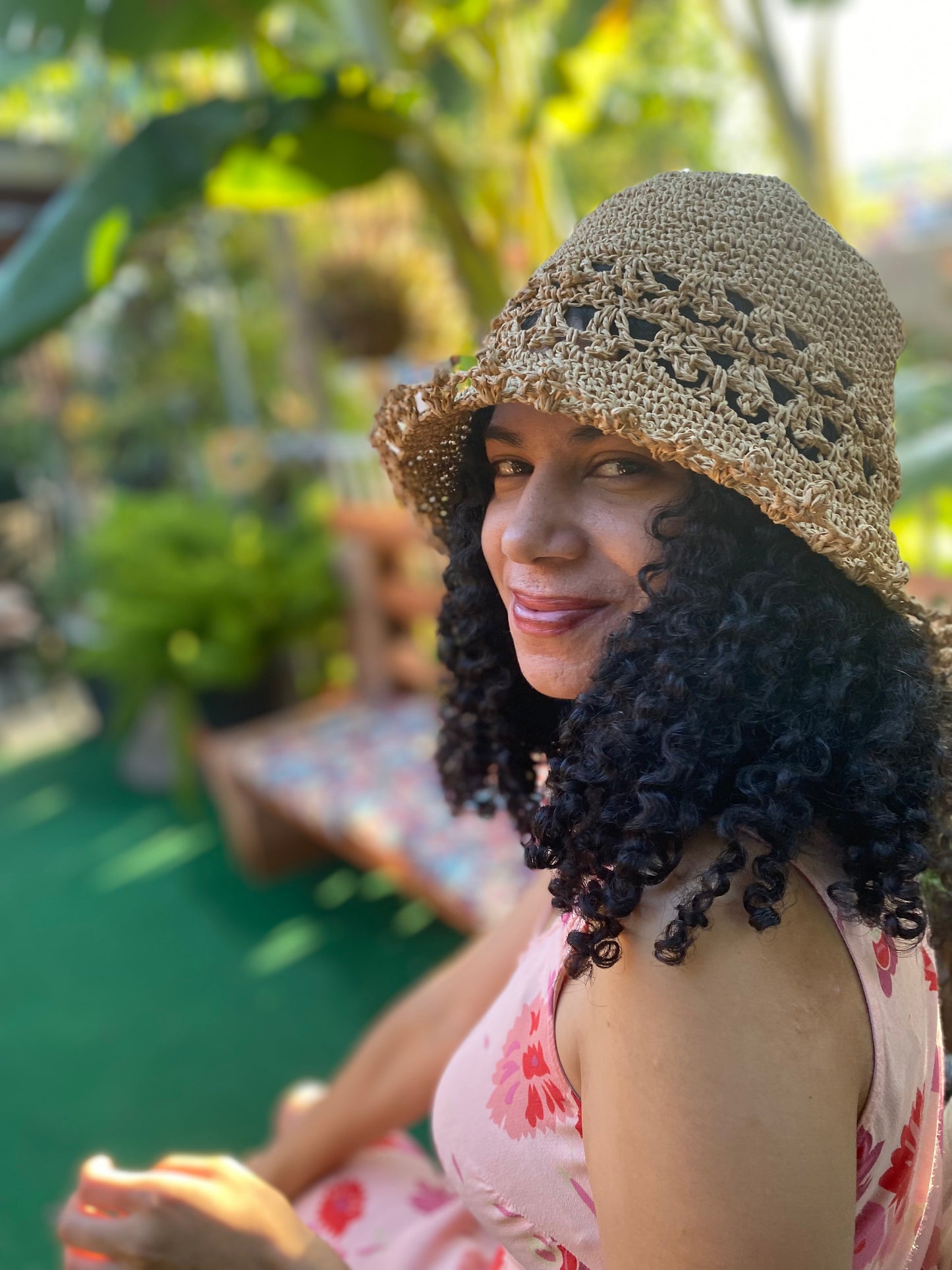 Crochet Sun Hat | Natural