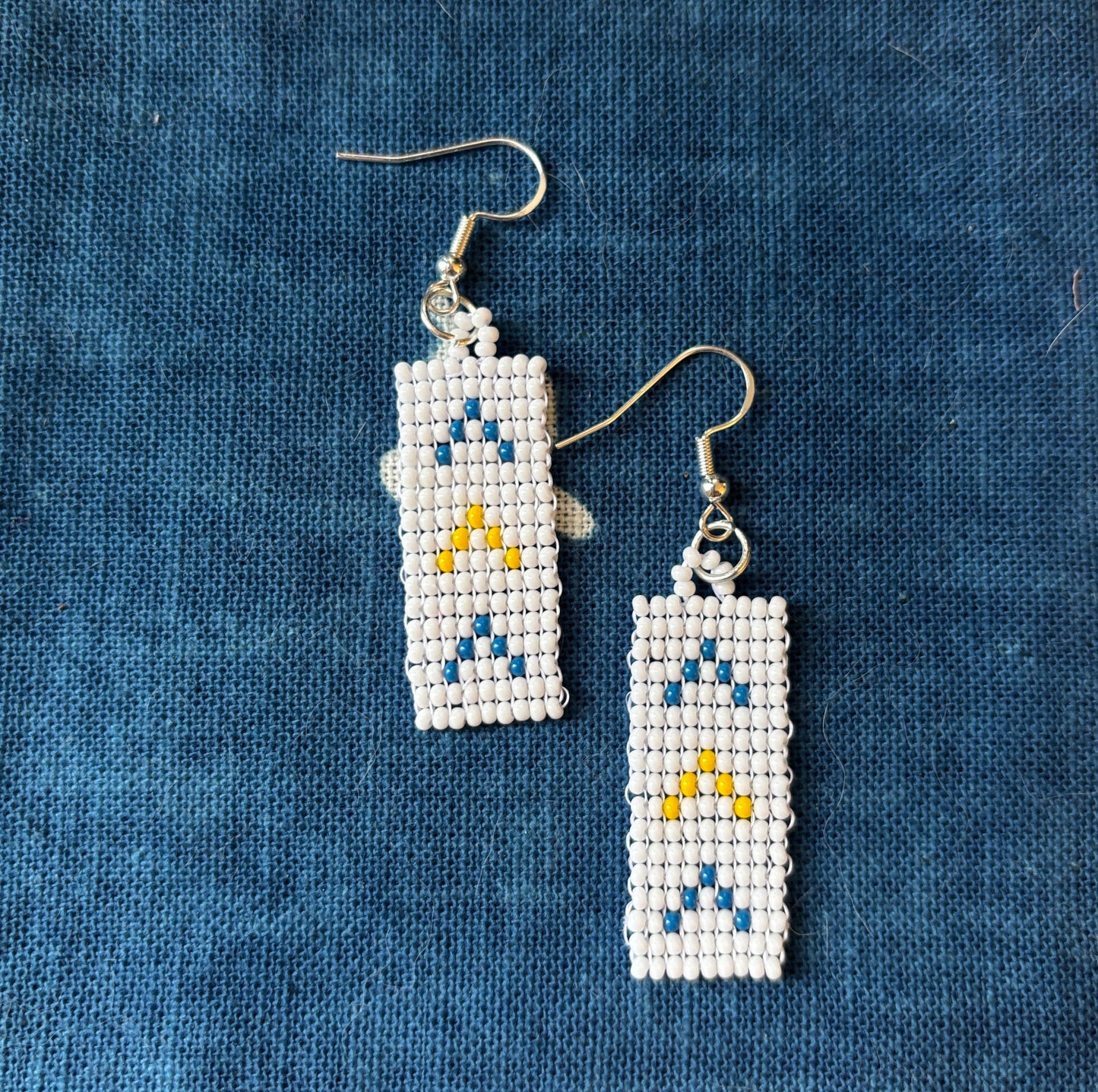 Serena Earrings Beaded Earrings- Down Syndrome Awareness Design
