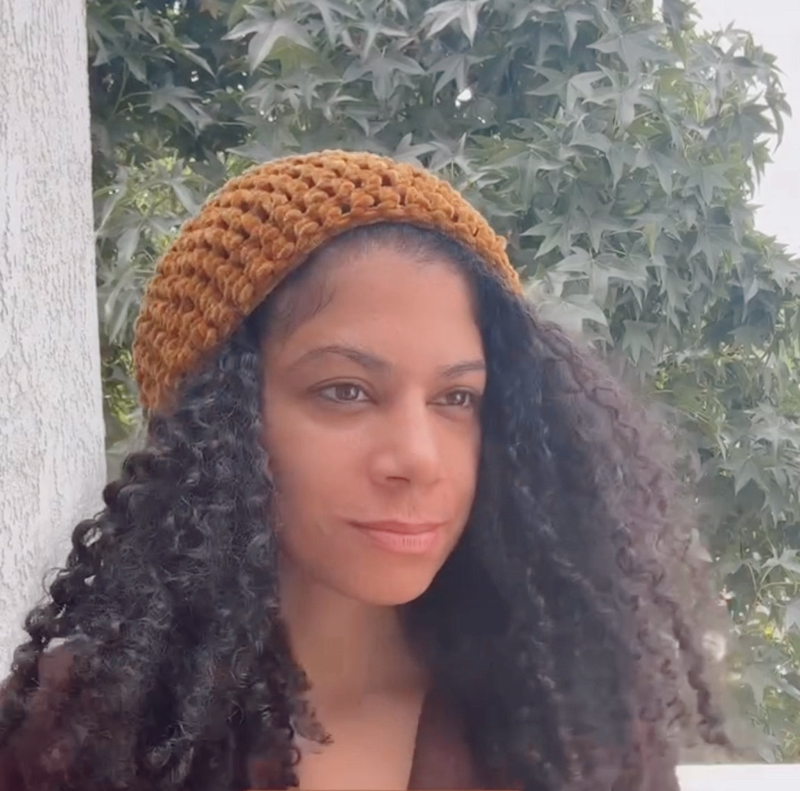 Velvet Equinox Crochet Hat (Harvest)