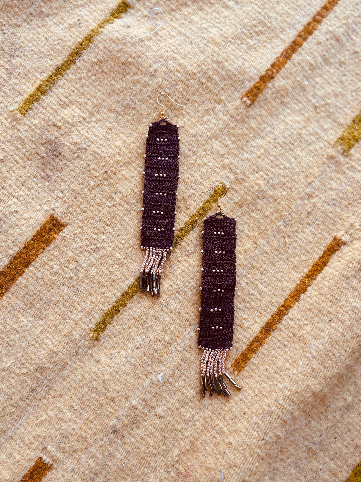 Southwest Crochet + Beaded Earrings