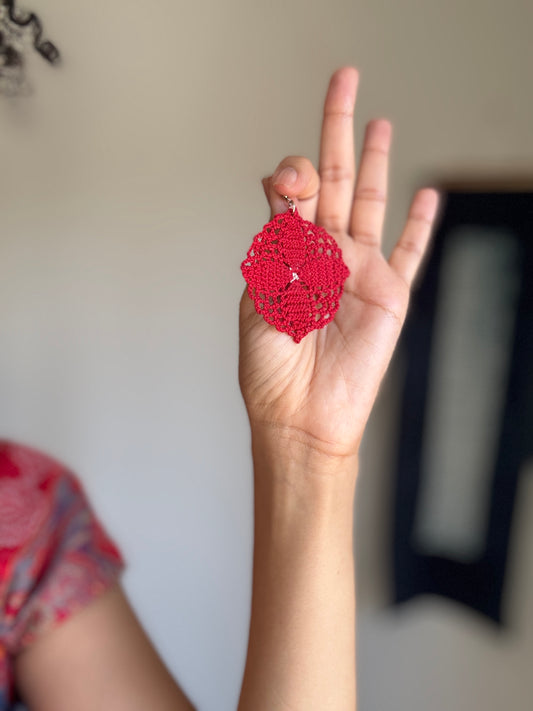 Flysch Earrings | Red